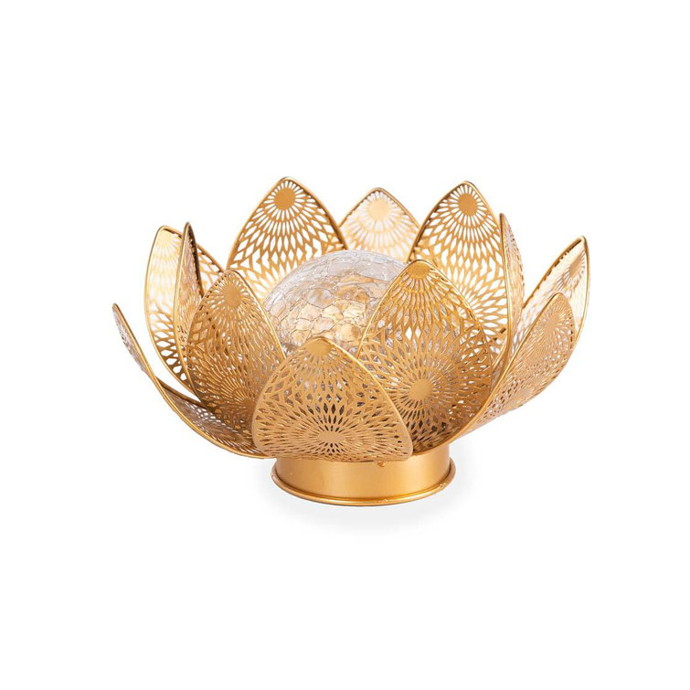 Wind & Weather 5'' Solar Powered Integrated LED Outdoor Table Lamp